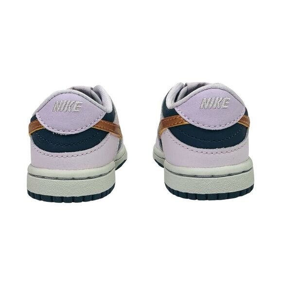 Nike Dunk Low SE (Toddler) - Thunder Blue / Metallic Copper - Size 4C